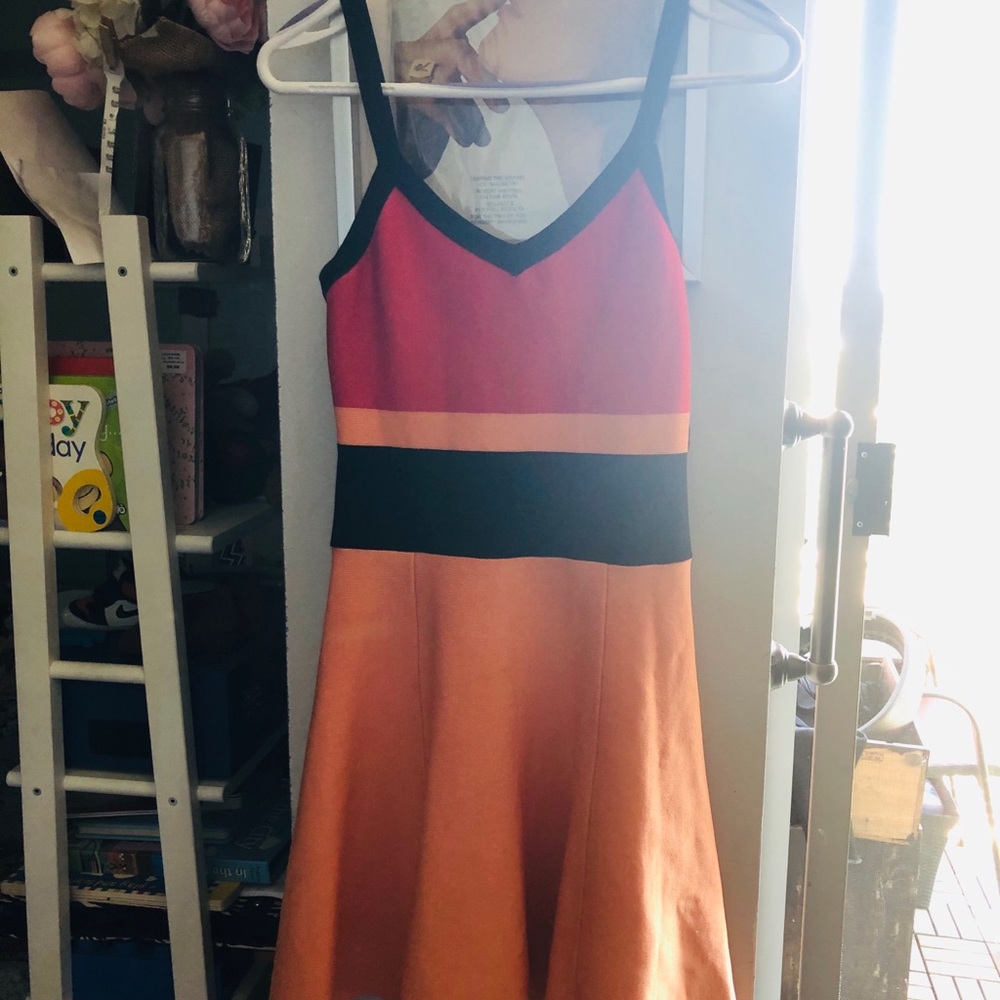 Gorgeous Marciano tri-color dress
